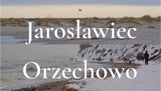 #Polskie_Morze Zimą Grudzień 2021 #Orzechowo #Jarosławiec #Bałtyk