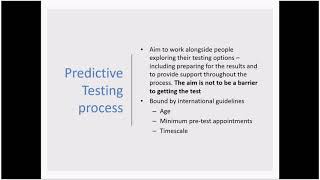 HDYO Webinar Series - Genetic Counselling with Bill Beckett