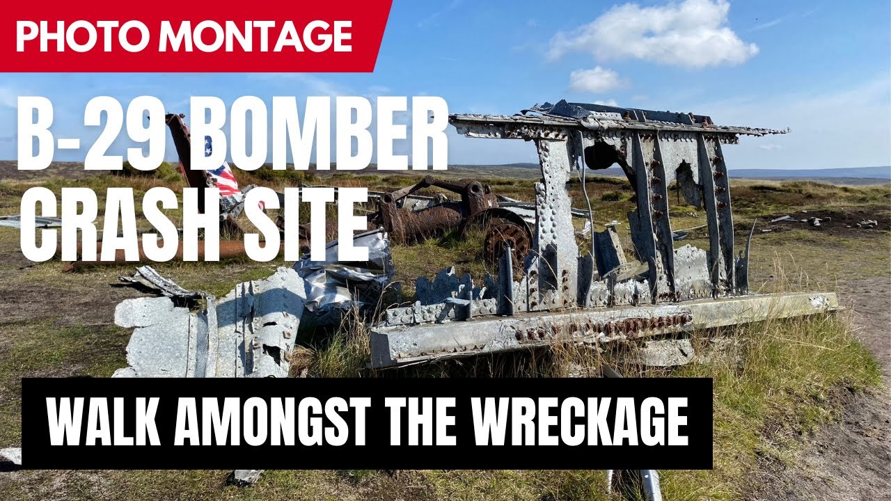 B-29 BOMBER CRASH SITE - Walk Amongst The Wreckage - YouTube