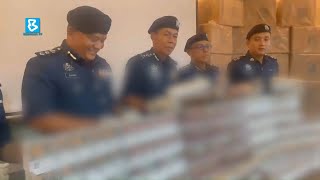 Kastam rampas 1.06 juta rokok putih dalam kilang terbiar disyaki rokok seludup