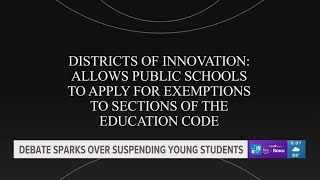 Debate sparks over suspending young students