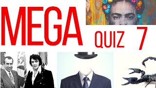 100 QUESTION MEGA QUIZ #7 | The best general knowledge trivia quiz game | questions with answers