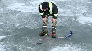 ICE FISHING - CHAIN LAKES ALBERTA