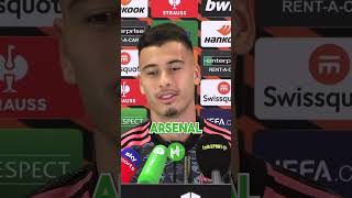 "I LOVE Arsenal, I WANT to stay!" 😅 Martinelli wants a new contract! #shorts