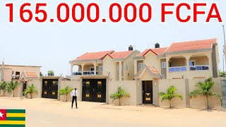 A 165 000 000 FCFA ACHETEZ CETTE VILLA SUR 1 LOT A AGBALEPEDO LOME TOGO