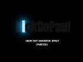 Neon Text Animation Effect | Pure CSS