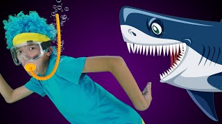 Scary Shark Go Away + Baby Shark | Nursery Rhymes & Kids Songs | Tai Tai Kids