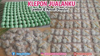 SNACK JADUL YANG JADI PRIMADONA SEPANJANG MASA. RESEP KUE KLEPON LEMBUT DAN TIDAK MUDAH BASI.