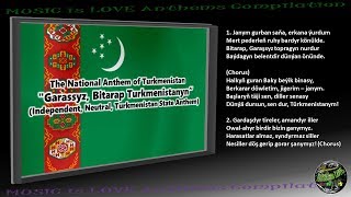 Turkmenistan National Anthem "Garassyz, Bitarap Turkmenistanyn“ INSTRUMENTAL with lyrics