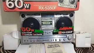 كاسيت ناشيونال RX -  5350F + راديو FM - AM  -  National Cassette RX - 5350F + Radio FM - AM