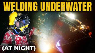 What Is It Like Underwater Welding At Night?