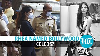 Rhea names top Bollywood celebs in drugs case: Reports | Sushant death
