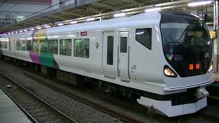 E257系 快速成田山初詣やまなし号小淵沢行 三鷹発車