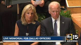 Heartbreaking. Vice President Joe Biden mourns fallen Dallas police officers