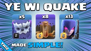 EQ + YETIS + WITCH SPAM = SO POWERFUL! TH12 Attack Strategy | Clash of Clans