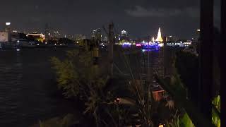 View from the Baan Wanglang Riverside Hotel Villa. Bangkok, Thailand 2023 6 12