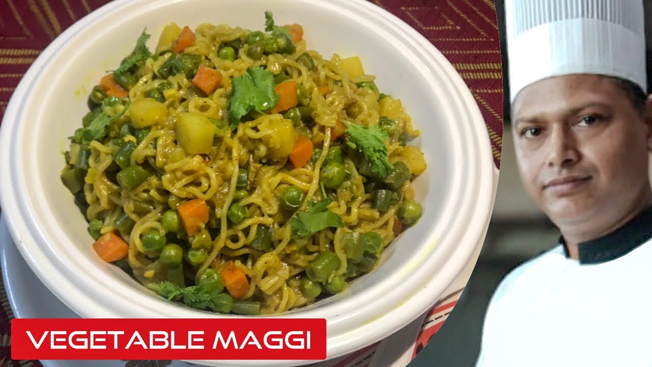 Masala Maggi With Vegetable Recipe In Hindi | Indian Style Veg Maggie ...