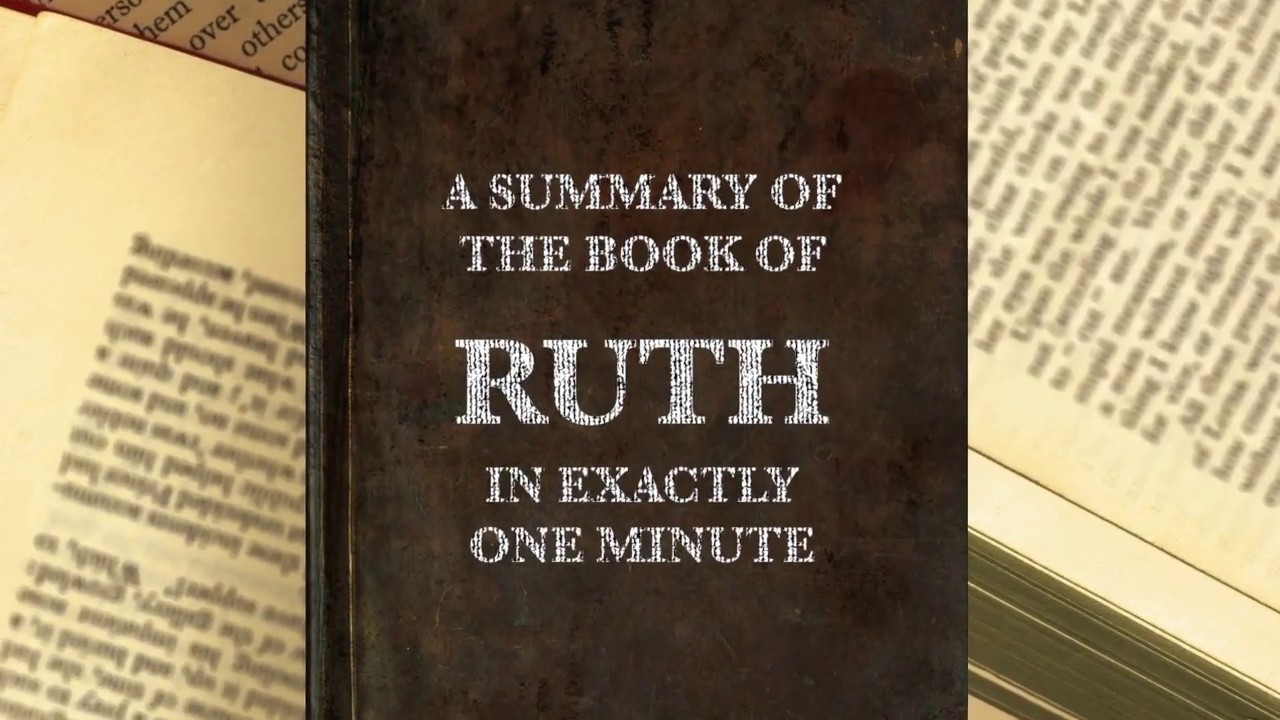 The Minute Bible - Ruth In One Minute - YouTube