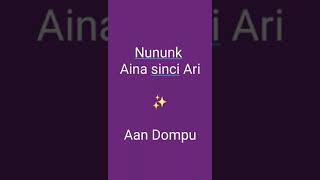 Aan Dompu ~ Aina ra Sinci ari_