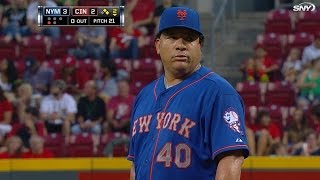 NYM@CIN: Colon throws seven strong innings