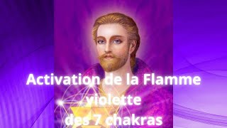 Activation du Chakra Coronal FLAMME VIOLETTE DE ST-GERMAIN 432hz 4 heures