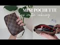 Finally got one! Louis Vuitton Mini Pochette Unboxing | What fits