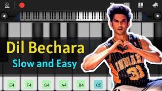 Dil Bechara Title Track Piano Tutorial | Sushant Singh Rajput | A.R. Rahman | ThePianoClass