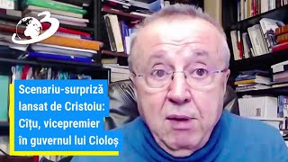 Scenariu-surpriză lansat de Cristoiu: Cîțu, vicepremier în guvernul lui Cioloș