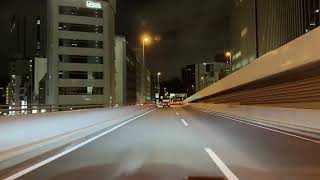 【ASMR  LIVE】Driving on Tokyo highway at night C1　大黒パーキング　首都高速　C1　移動式オービス