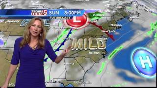 Danielle's forecast: Mild and breezy