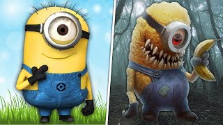 Cartoon Characters as Monsters! 😱