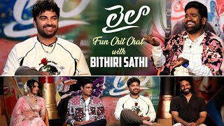 Laila Movie Team Fun Chit Chat With Bithiri Sathi | Vishwak Sen | Akanksha Singh | Sahu | Manastars