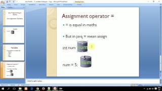 Java Pashto - 11 int, Assigment Operator