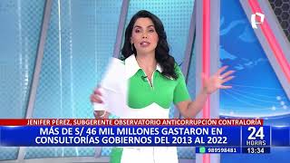 Contraloría: Expresidentes gastaron más de 46 millones de soles en consultorías