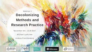 PDD Webinar #1: Decolonizing Methods and Research Practice