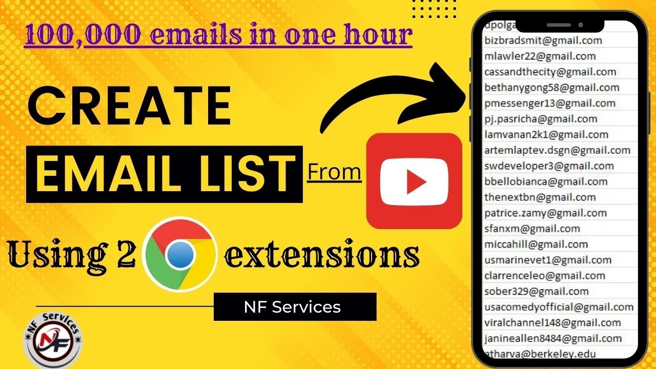 How To Build Email List From Youtube Email Extractor From Youtube