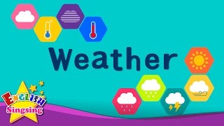 Kids vocabulary - Weather - How's the weather? - Learn English for kids - English educational video