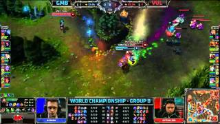 GMB vs VUL | Gambit vs Vulcun Worlds 2013 Day 6 Group B | Season 3 Championship S3 D6G4 VOD