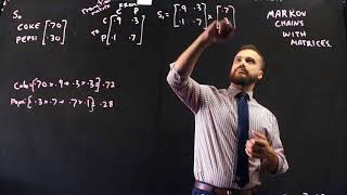 Markov chains with Matrices