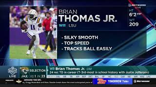 Jaguars Select Brian Thomas Jr. With No. 23 Pick in 2024 NFL Draft