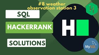 HackerRank SQL Solution|#8 weather observation station 3|SQL|Data Analyst Explorers