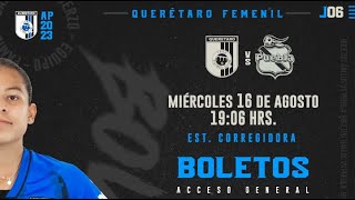 🐓 Querétaro vs Puebla 🎽 EN VIVO Jornada 6 Liga MX Femenil Apertura 2023 en Directo ONLINE