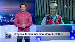 Dragnea, turneu mai mare decât Metallica