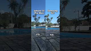 IPHONE 13 PRO MAX VS SAMSUNG S23 qual tem a câmera melhor ?  #celular #iphone13promax #s23