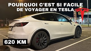 Long trajet en Tesla: pourquoi c'est si facile? Je vous explique!