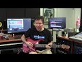 demo benefits of piezo acoustic output from an electric guitar jp 15