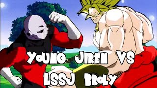 Younger Jiren vs LSSJ Broly