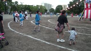 第44回南発寒地区八町内会合同盆踊り大会　2日目　子供盆踊り