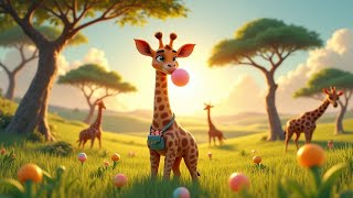 The Giraffe Who Loved Bubblegum | बबलगम पसंद करने वाला जिराफ | @Pandakikahani