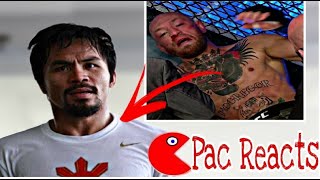 PACQUIAO REACTS  TO CONOR MCGREGOR KNOCKED OUT  BY DUSTIN POIRIER! In 2nd Round! Fight Highlights!